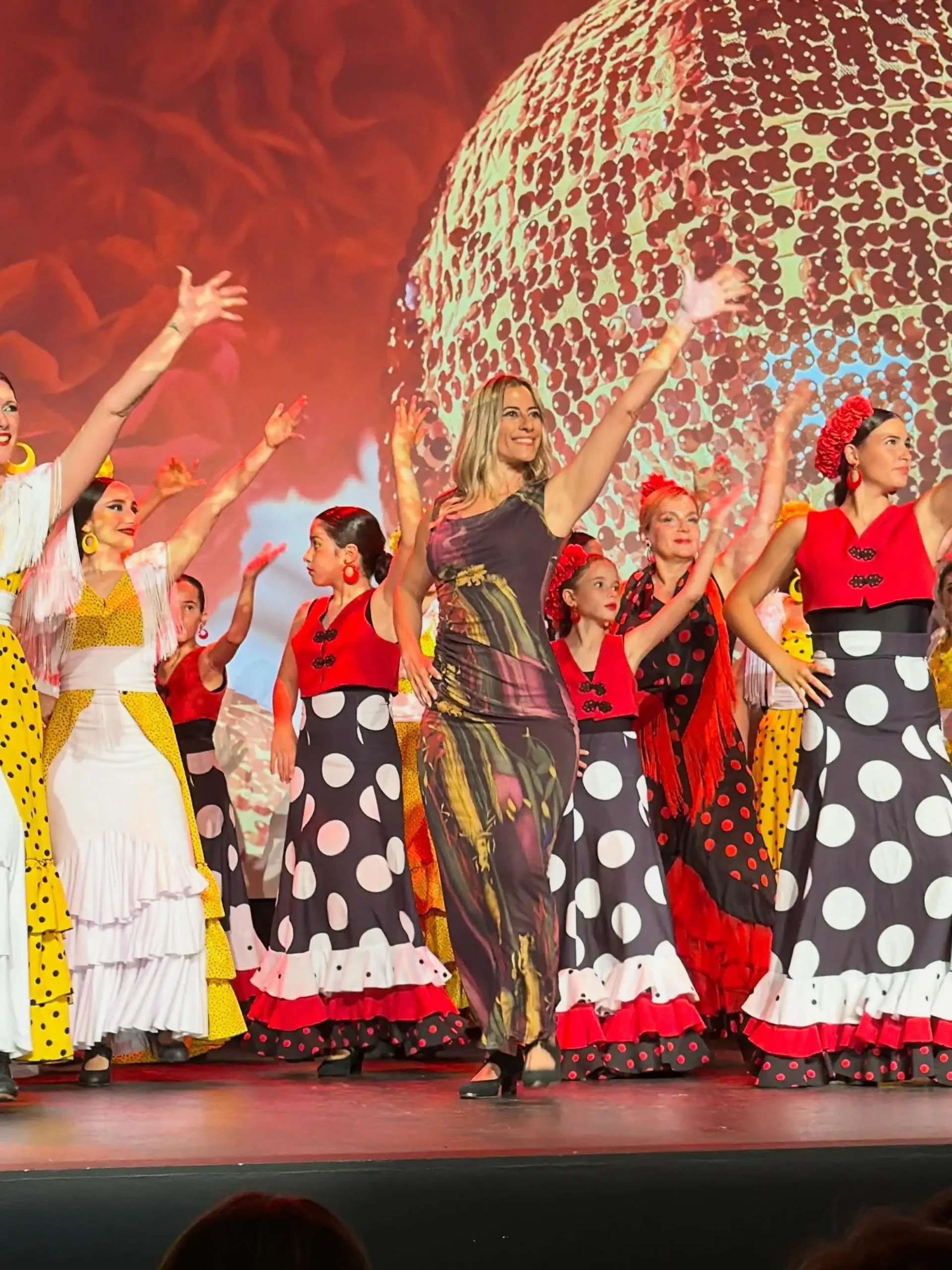 Clase en Espacio Flamenco Virginia Martín, Benalmádena