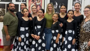 Virginia Martin y Alumnas